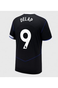 Chelsea Liam Delap #9 Jalkapallovaatteet Kolmaspaita 2025-26 Lyhythihainen